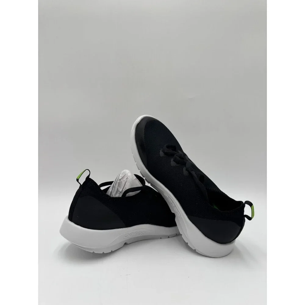 Oofos OOMG SPORT LS Women's NEW Active Recovery Shoe White/Black US Size 6.5